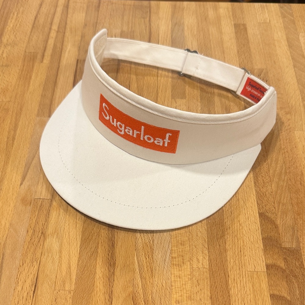 White Visor Hat